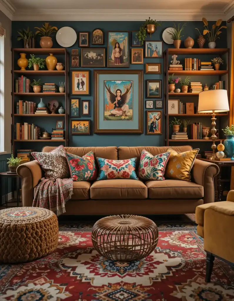 Maximalist Charm with Layered Patterns and Texture