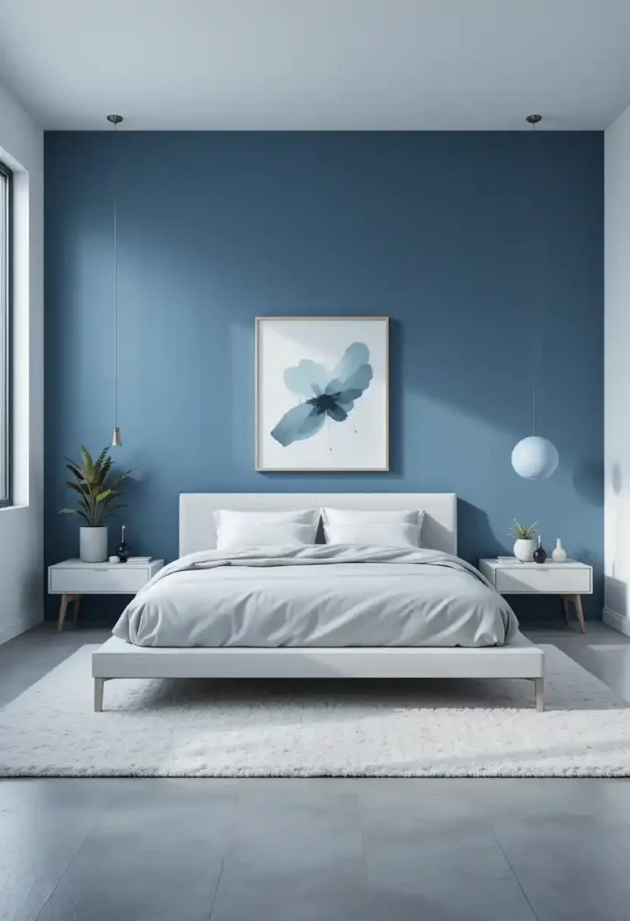 Minimalist Steel Blue