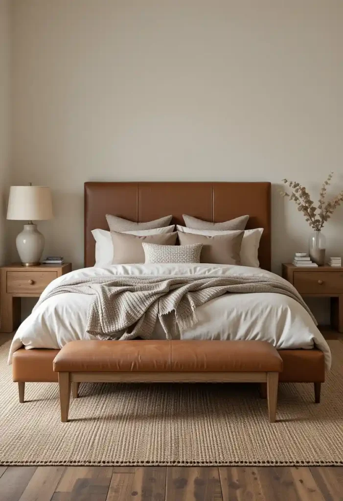 Mix Leather and Linen for a Luxe Texture Combo