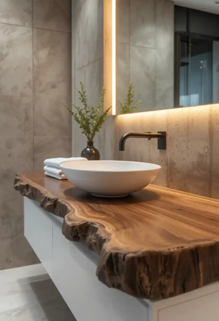 Natural Materials That Ground the Space