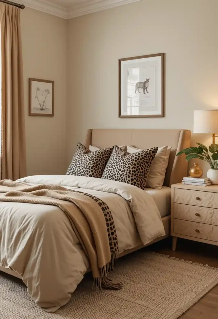Start Small—Let the Print Purr, Not Roar  (Bedroom Leopard