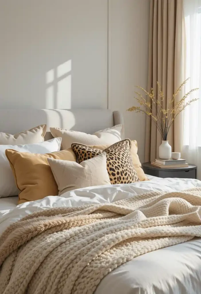 Start with a Leopard Throw Pillow (or Five)