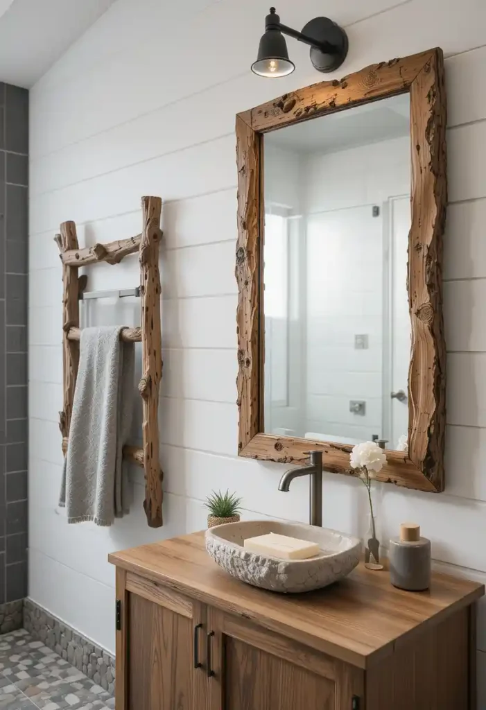 Stone and Wood Accents