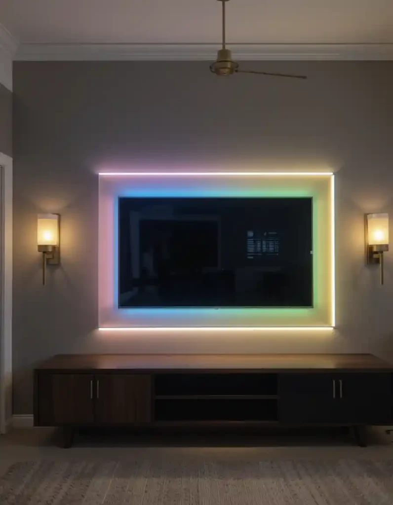 Style the Space with Sconces or LED Lighting