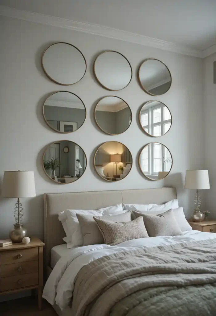 The Multiple Small Mirrors Gallery Wall