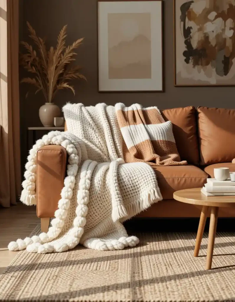 Throw Blankets for Color & Cozy Vibes