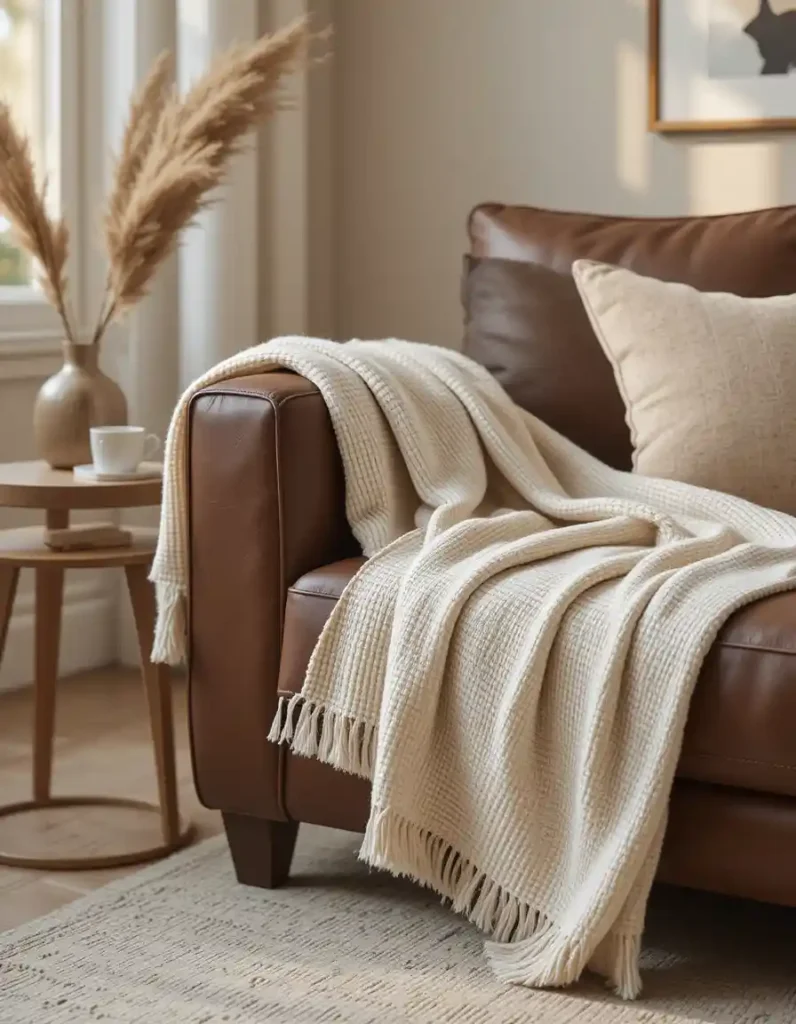 Throw in a Light-Colored Blanket