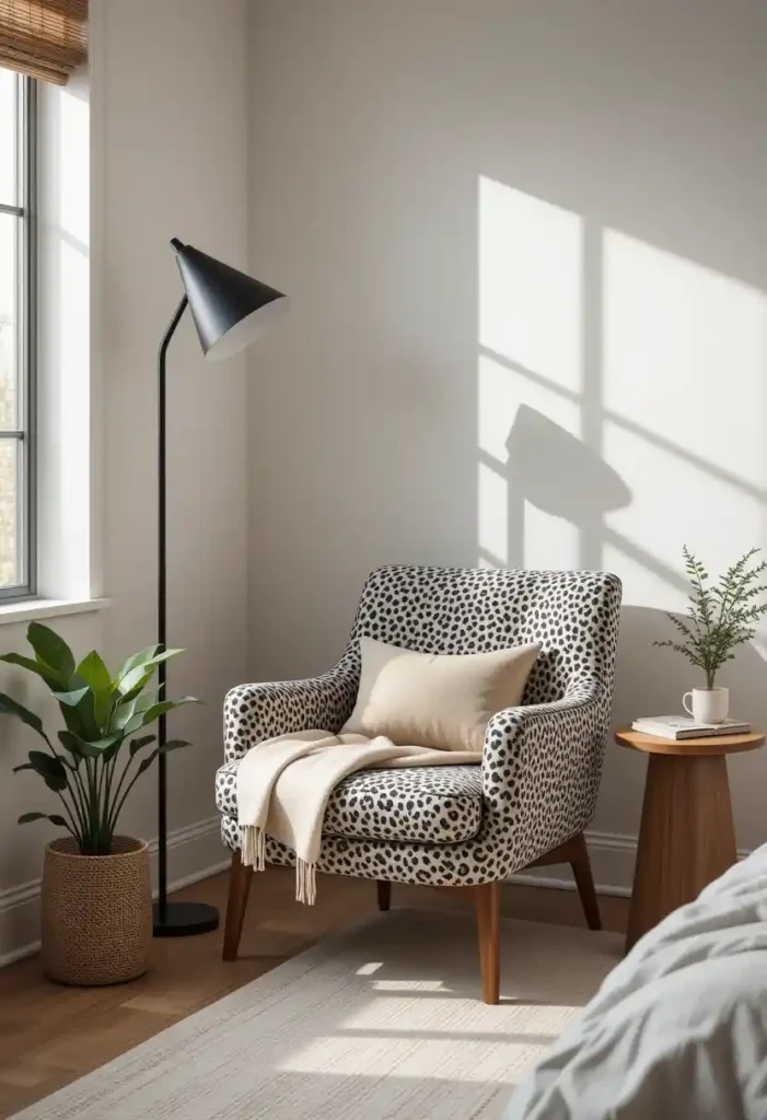 Try a Leopard Accent Chair for Editorial Vibes