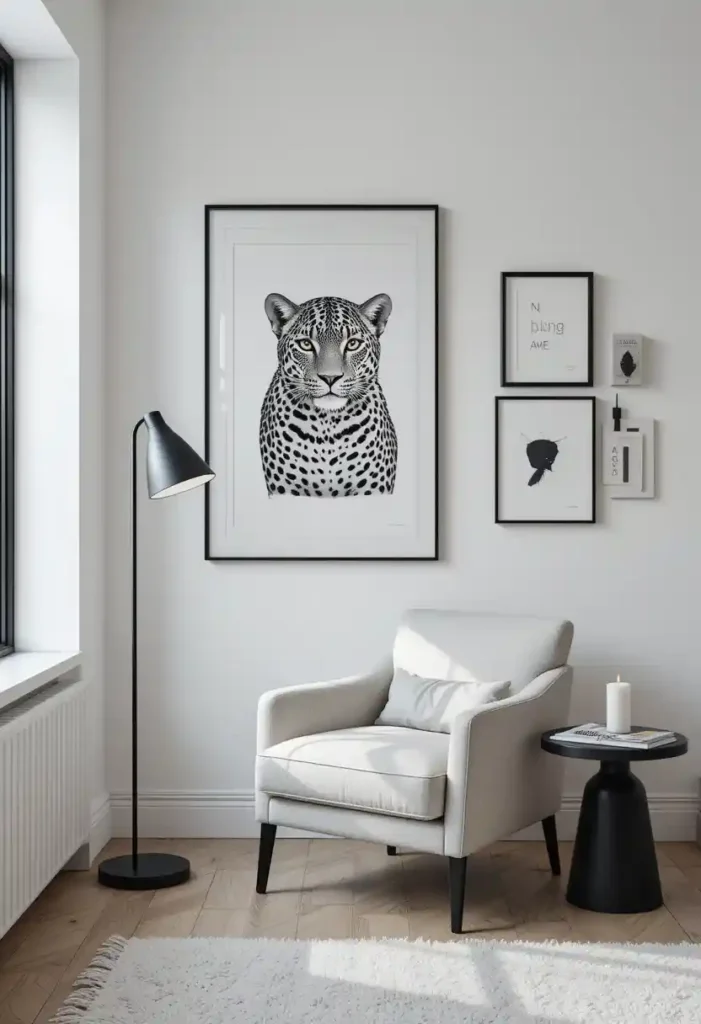 Use Leopard Print Art as a Statement Piece