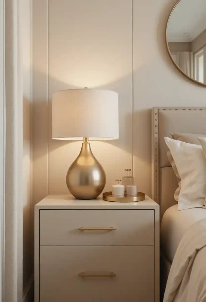 Use Metallic Accents (But Make Them Muted)