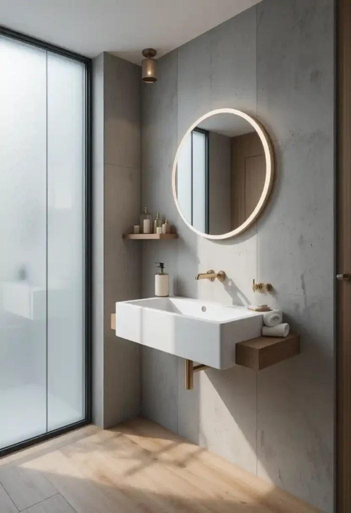 Wall-Mounted Floating Sinks