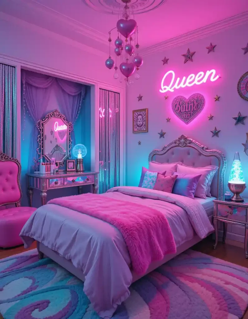. Y2K Glam – Glitter, Neon, and 2000s Queen Energy