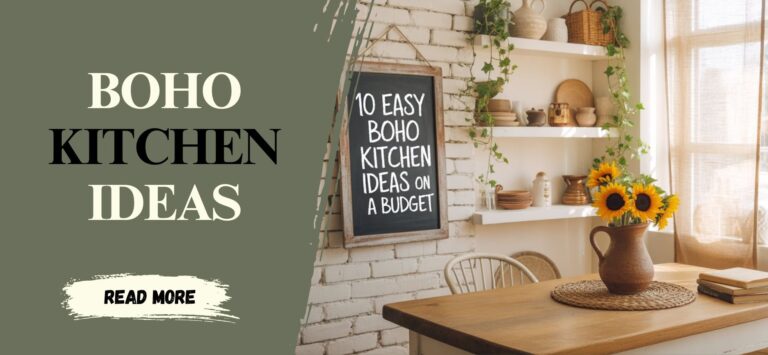 10 Easy Boho Kitchen Ideas on a Budget