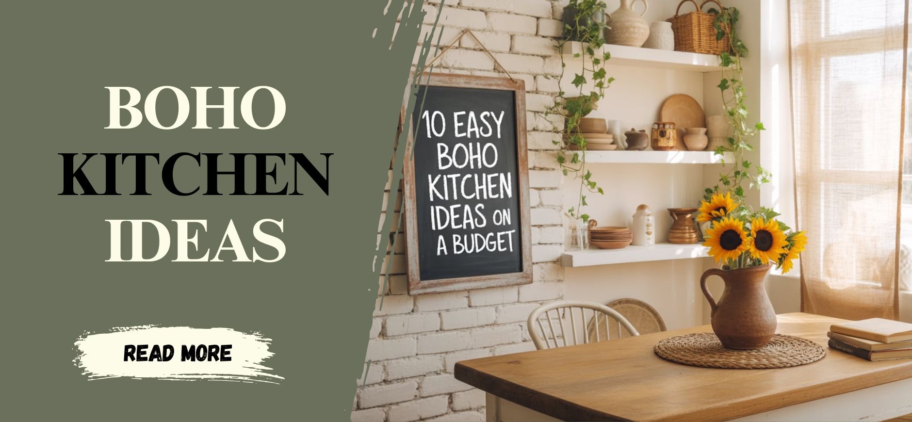 10 Easy Boho Kitchen Ideas on a Budget