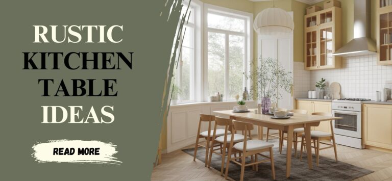 10 Kitchen Table Ideas for Any Style