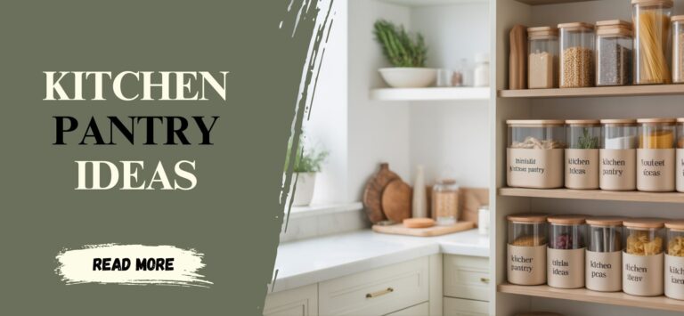 10 Minimalist Kitchen Pantry Ideas That'll Transform Your Cooking Space