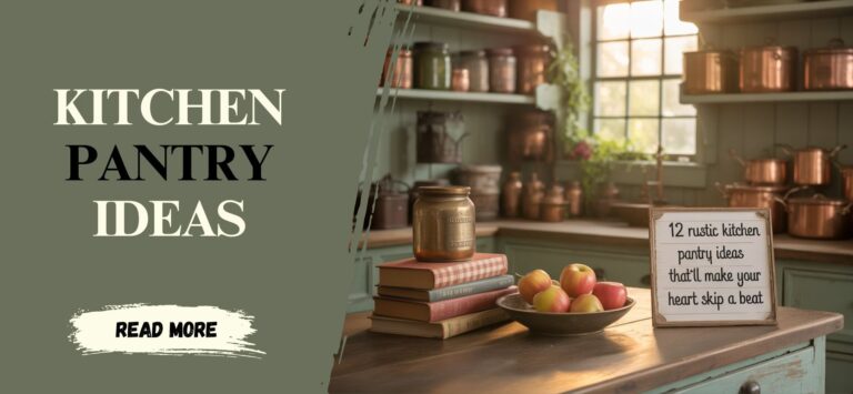 12 Rustic Kitchen Pantry Ideas That'll Make Your Heart Skip a Beat