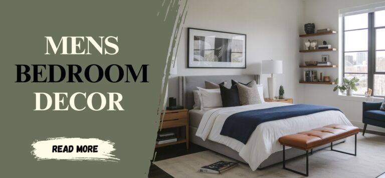 7 Modern Men's Bedroom Decor Tips