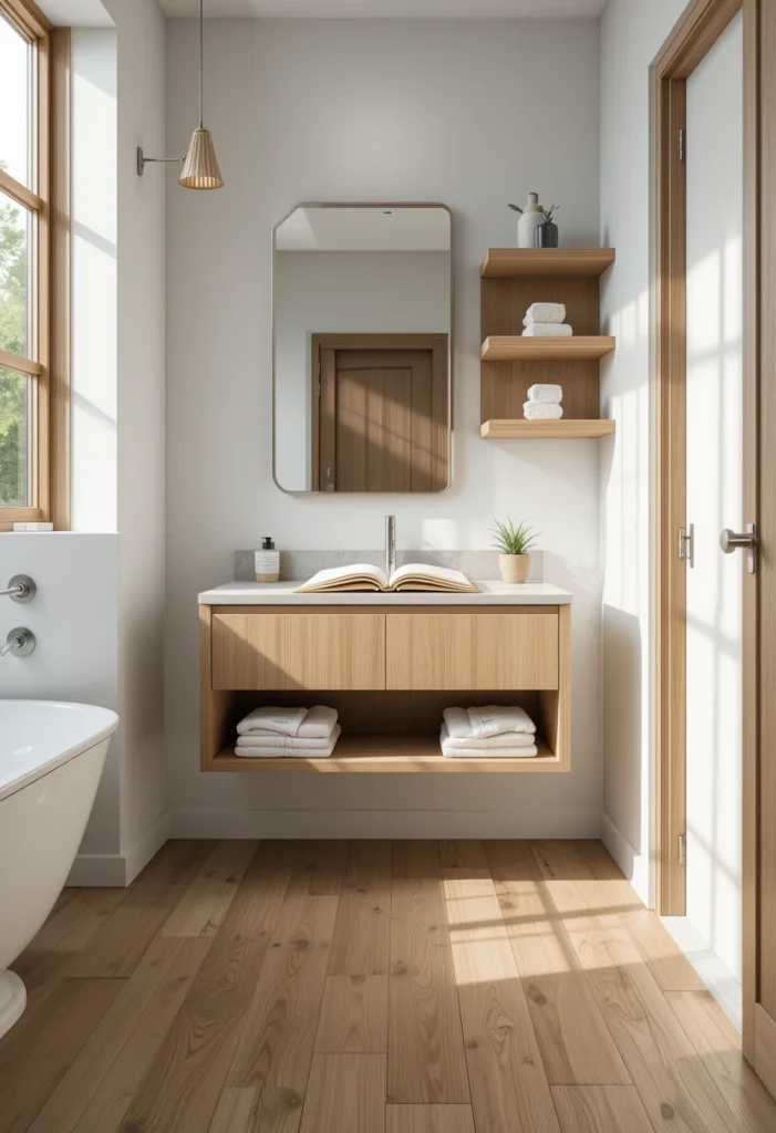 Adding Warmth with Wood Tones