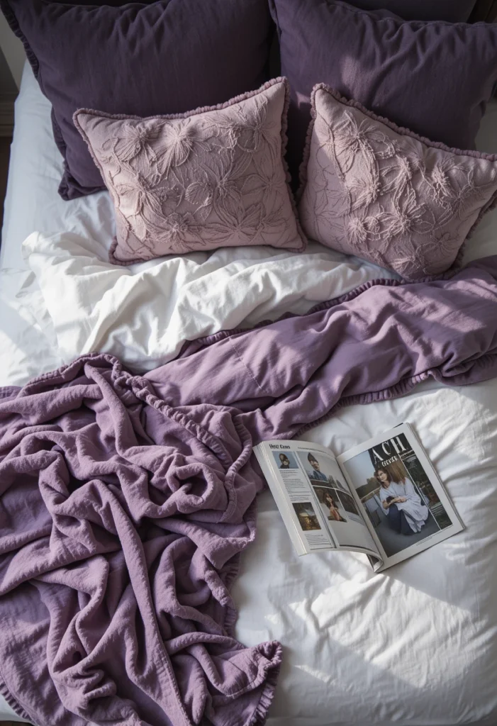 Bedding and Textiles That Shine