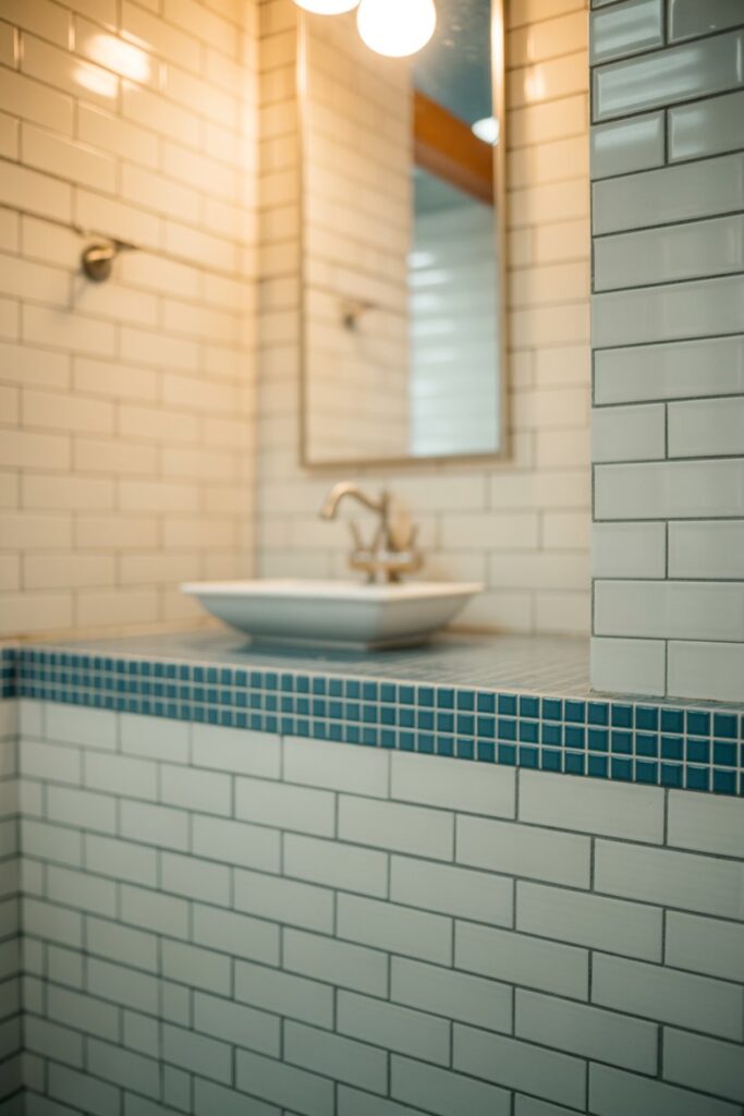 Blue Mosaic Accent Strips