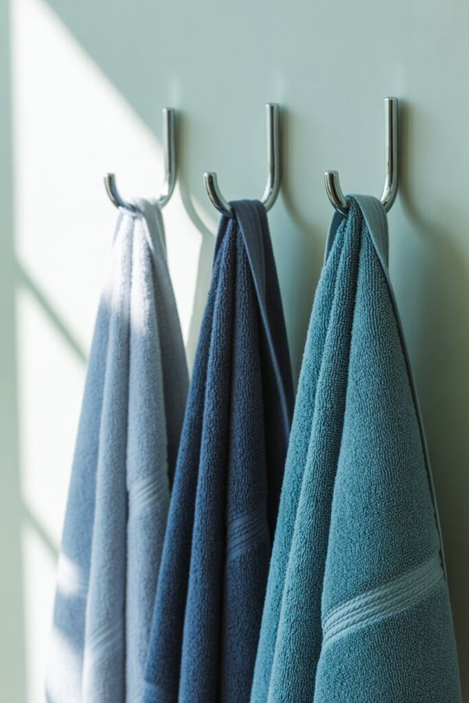 Blue Towel Coordination