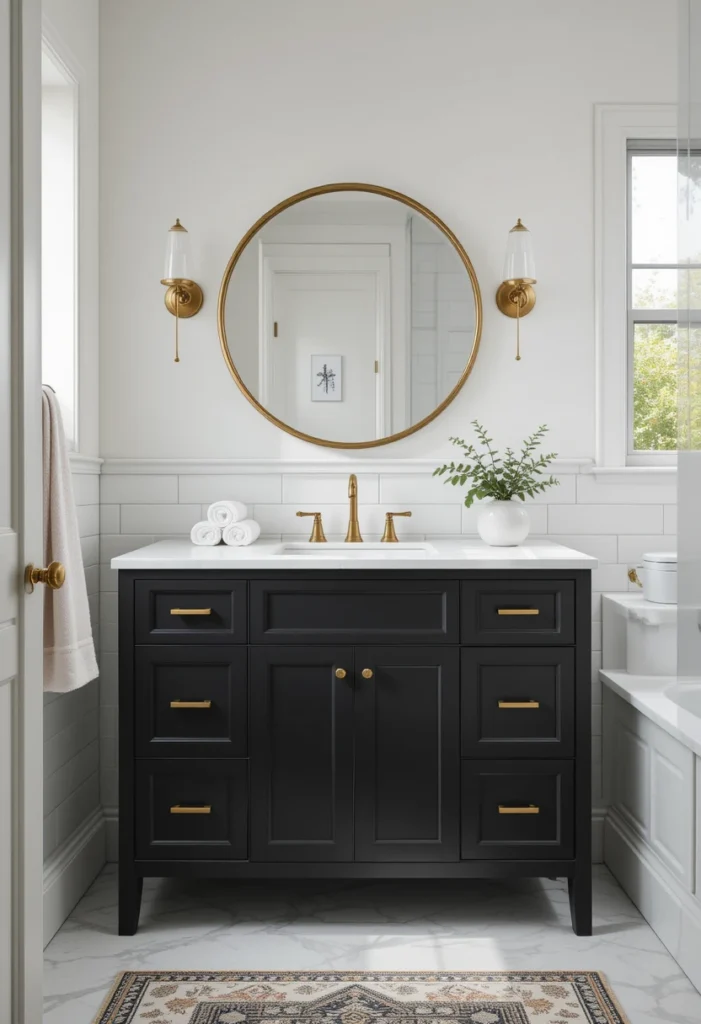 Bold Black Vanities That Actually Make Sense