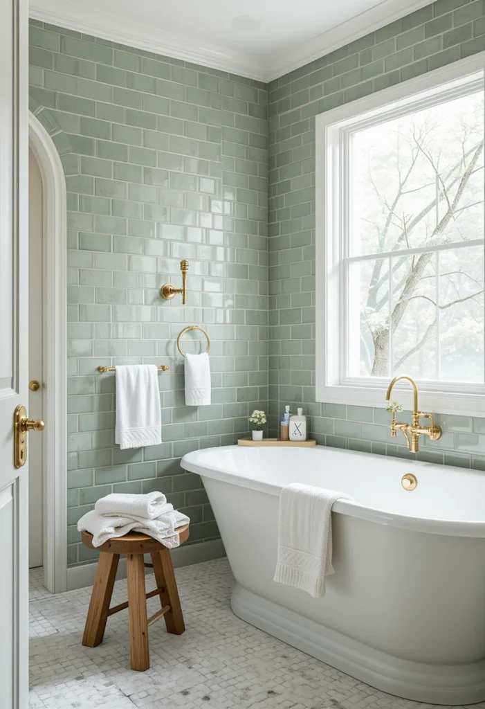 Bold Colored Tiles for Personality