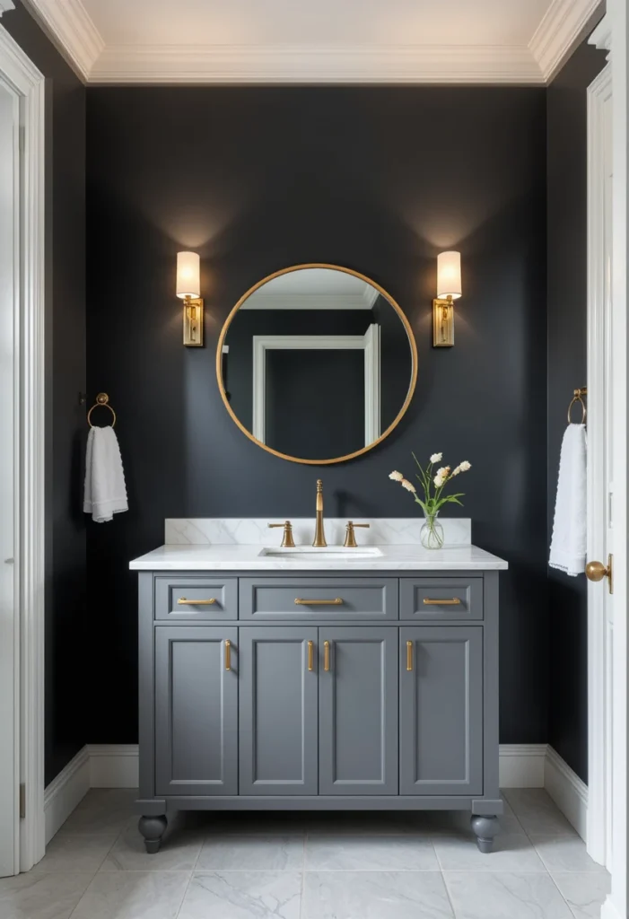 Bold Graphite Statement Wall