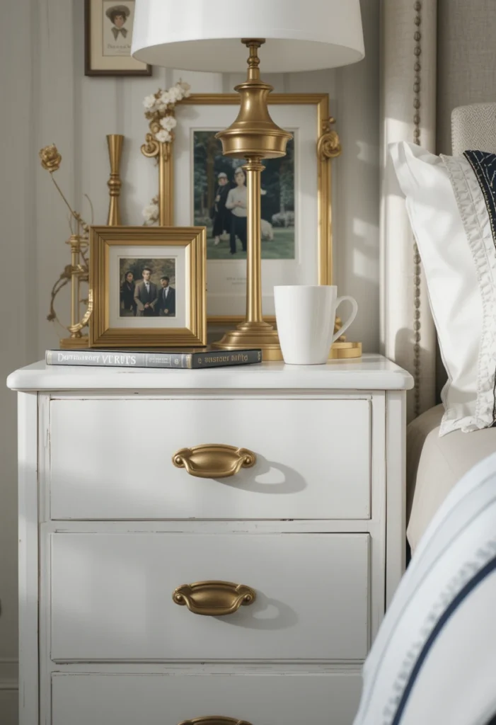 Brass or Gold Hardware Accents