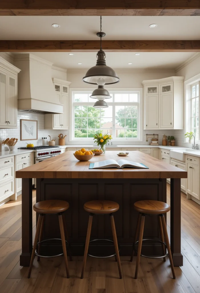 Brown Kitchen Islands That Steal the Show