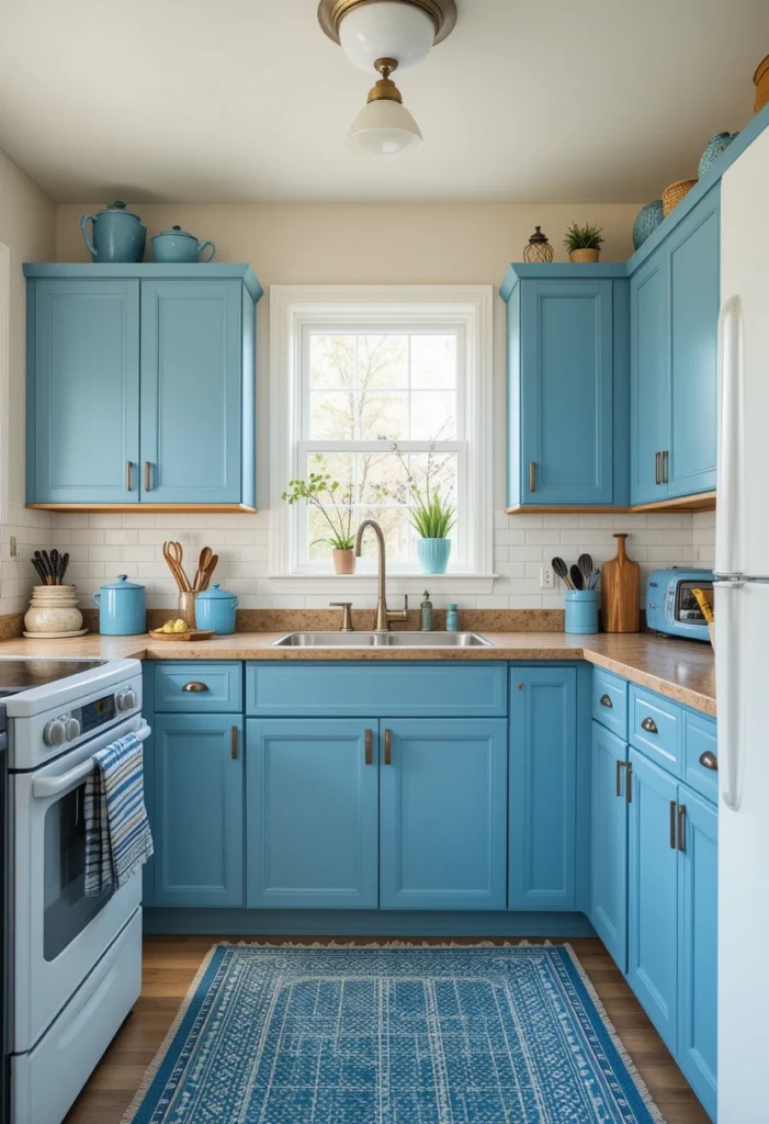 Budget-Friendly Blue Kitchen Updates