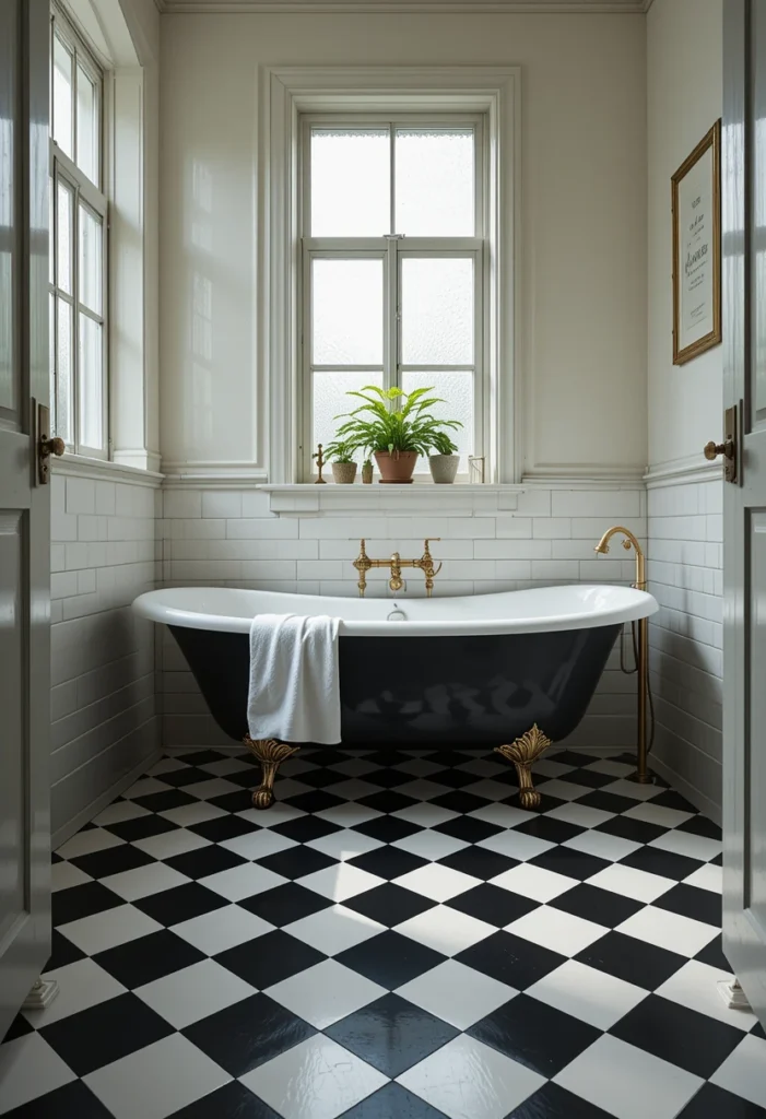 Classic Checkerboard Floor Magic