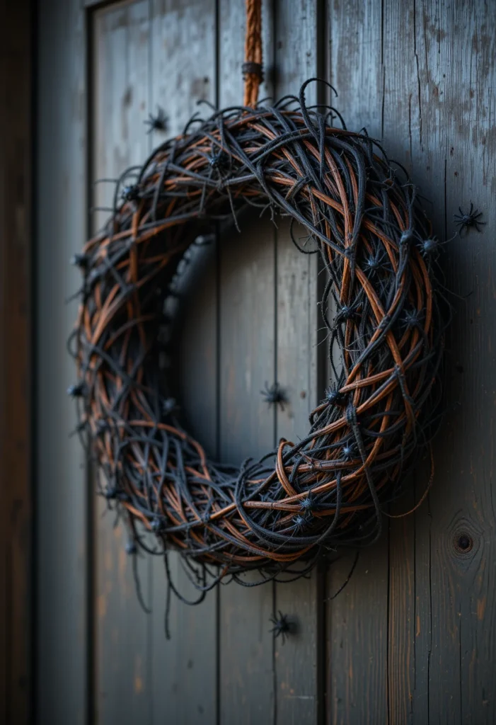 Classic Spider Web Wreath