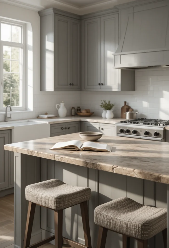 Coffee-Inspired Kitchen Islands