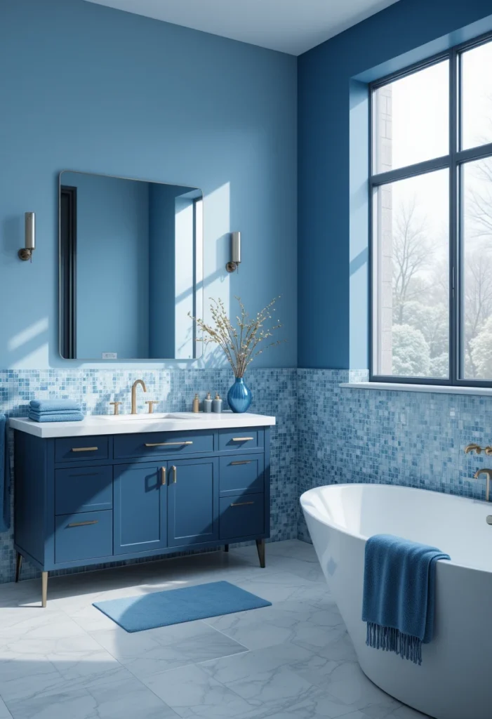 Combining Blue Shades Successfully