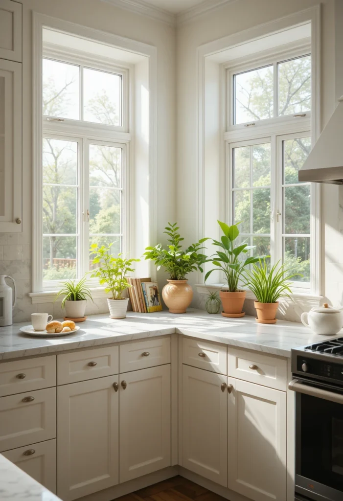 Corner Kitchen Windows
