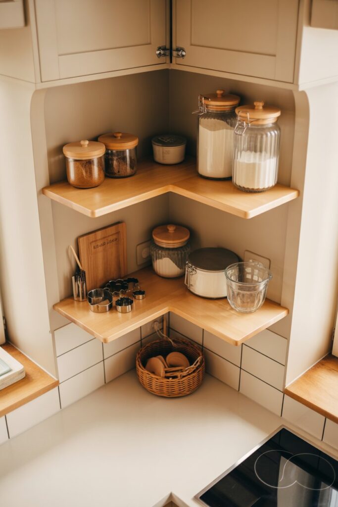 Corner Shelf Maximization