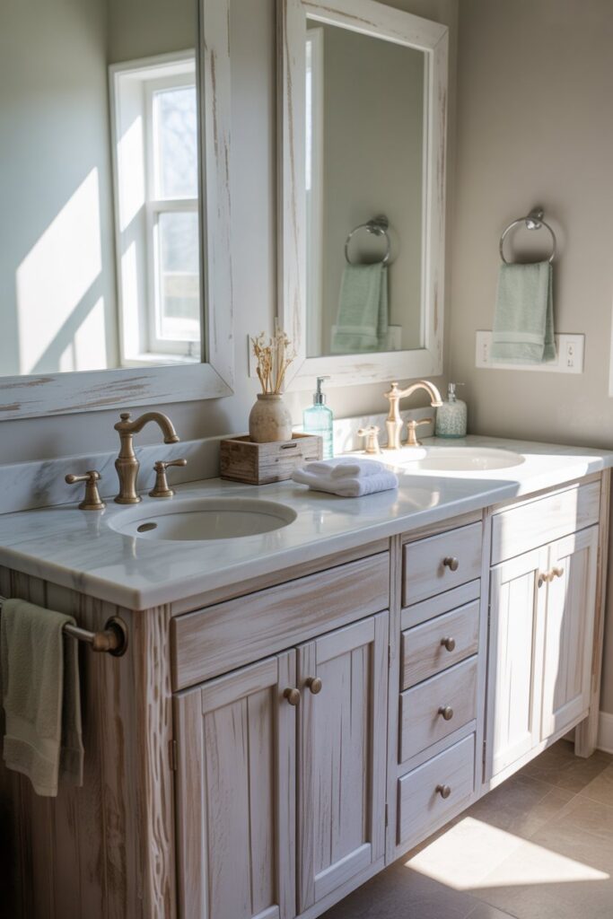 Driftwood-Style Vanities