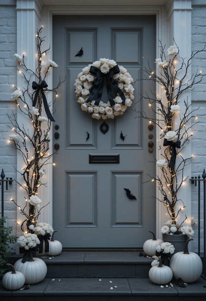 Elegant White and Black Theme