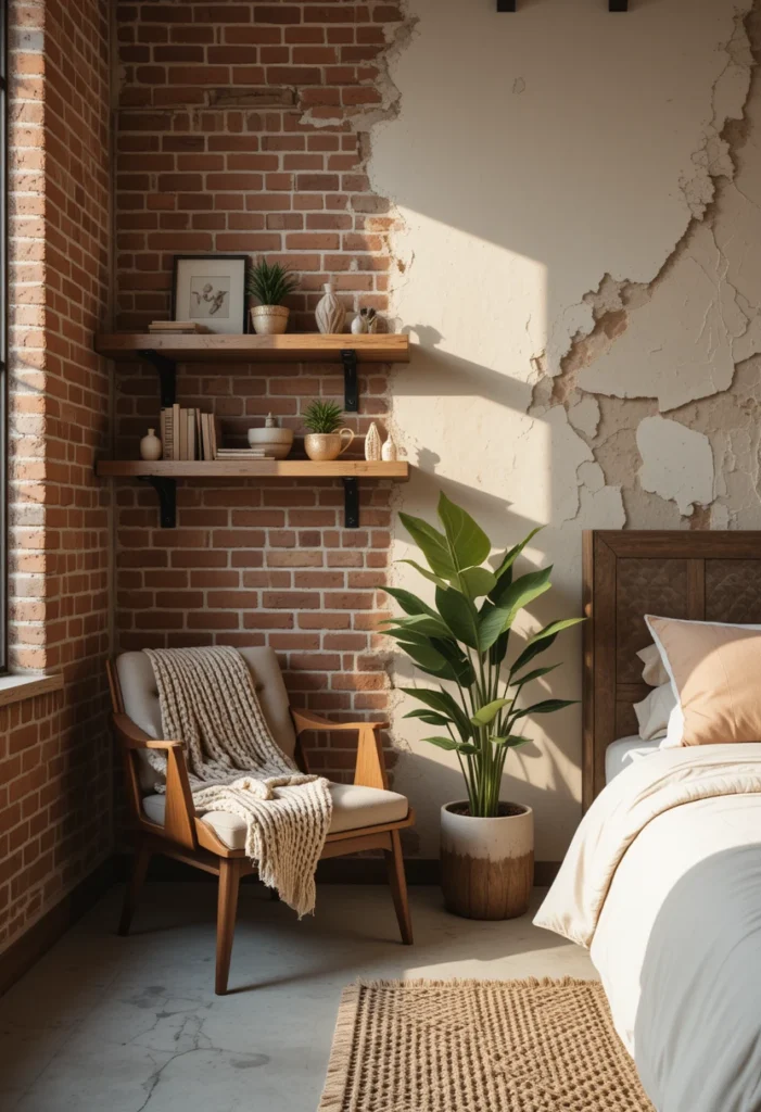 Exposed Brick for Urban Rustic Vibes