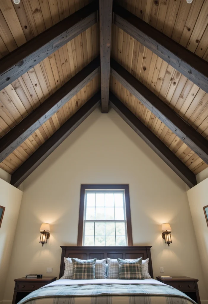 Exposed Ceiling Beams for Drama