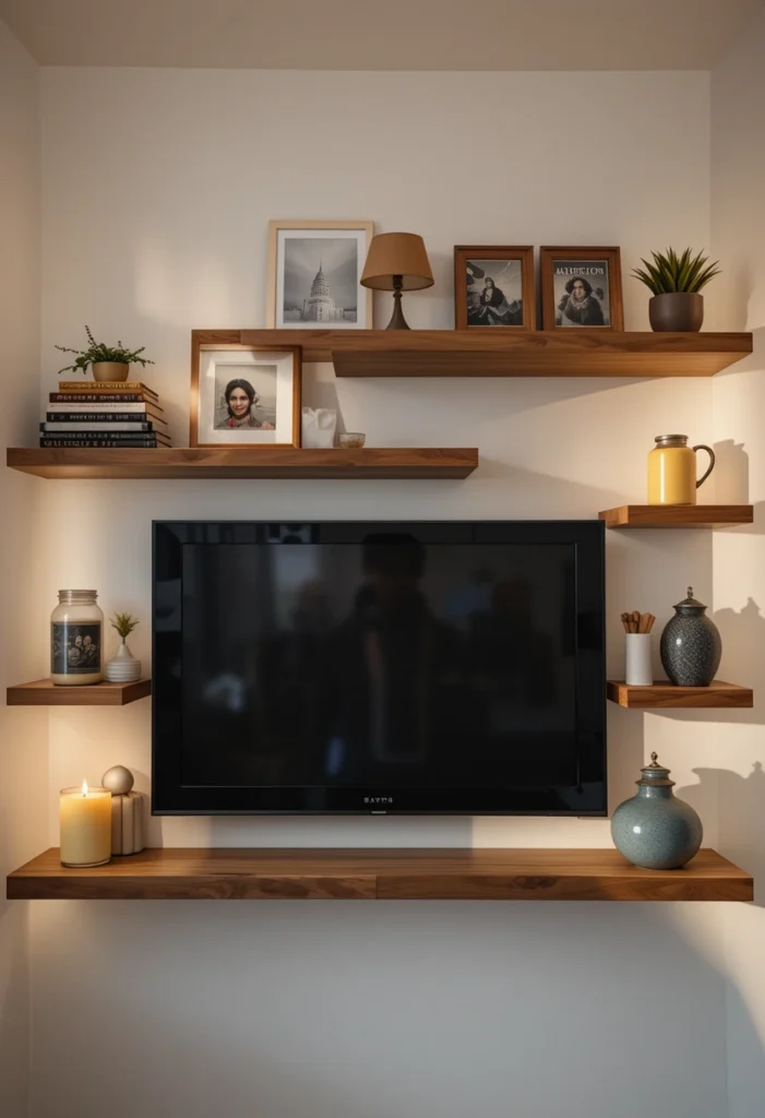 Floating Shelves That Tell a Story