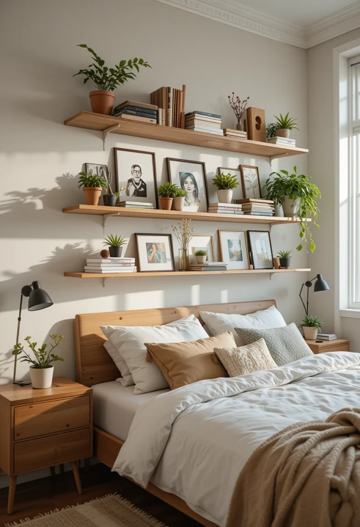 Floating Shelves for Function
