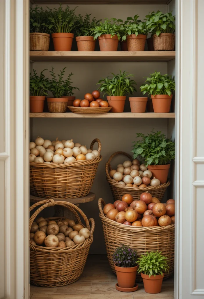 Fresh Herb and Produce Storage