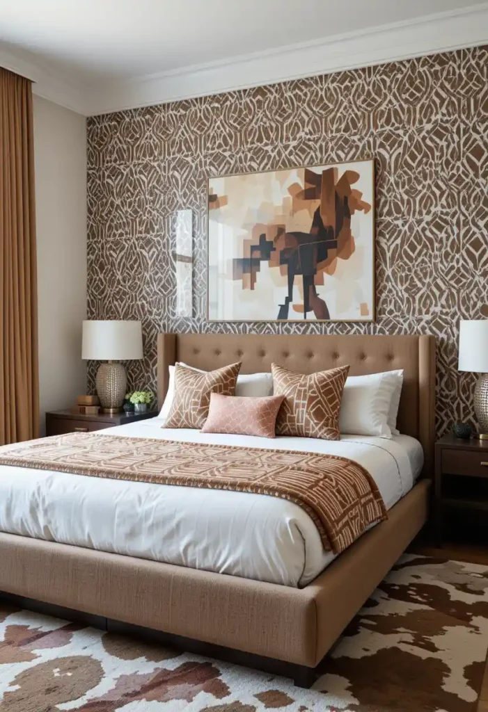 Geometric Brown Pattern Play