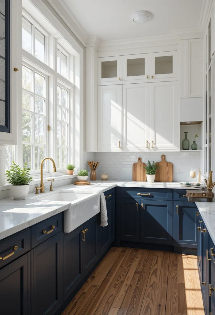 Going Bold with Blue Cabinets