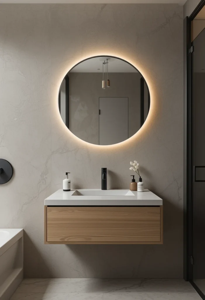Greige and Natural Wood Combo