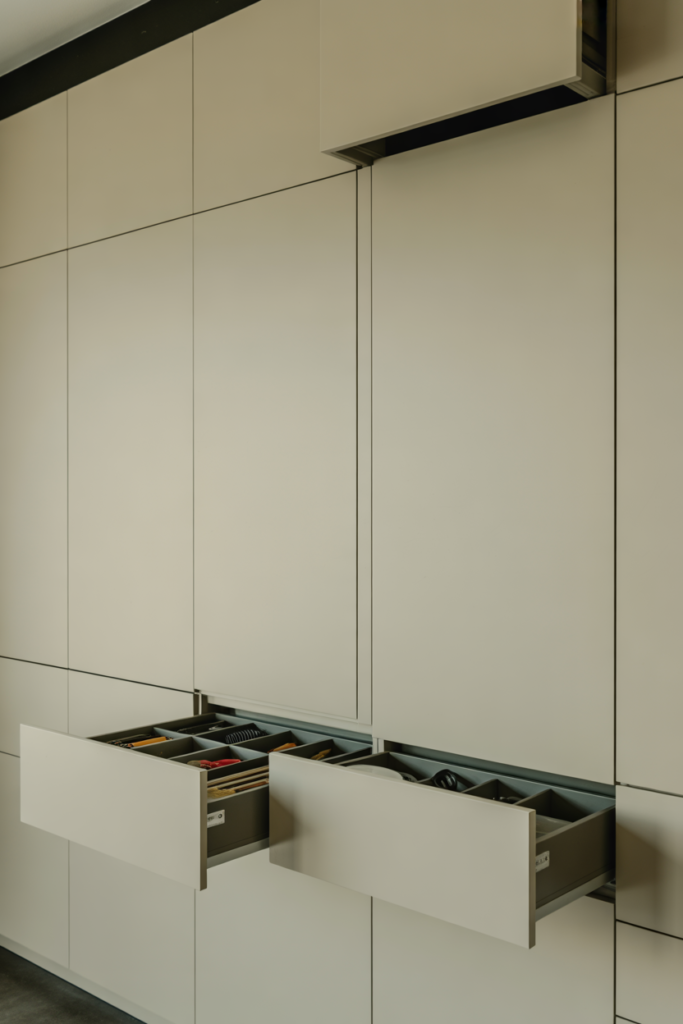Hidden Cabinet Shelving