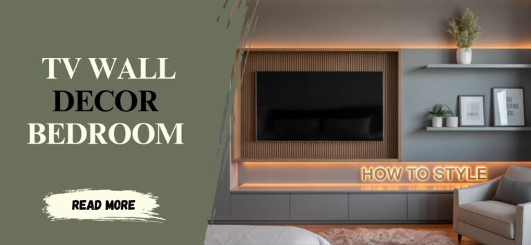 How to Style a TV Wall in Your Bedroom